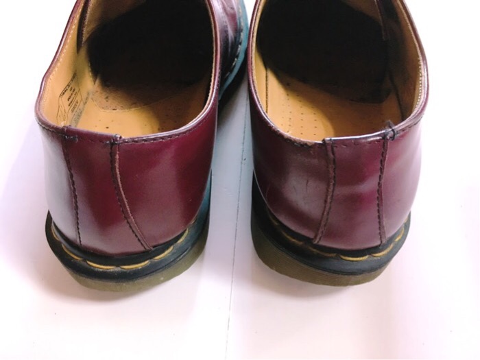 3年使用したDr.Martens（ドクターマーチン）の履き口部分